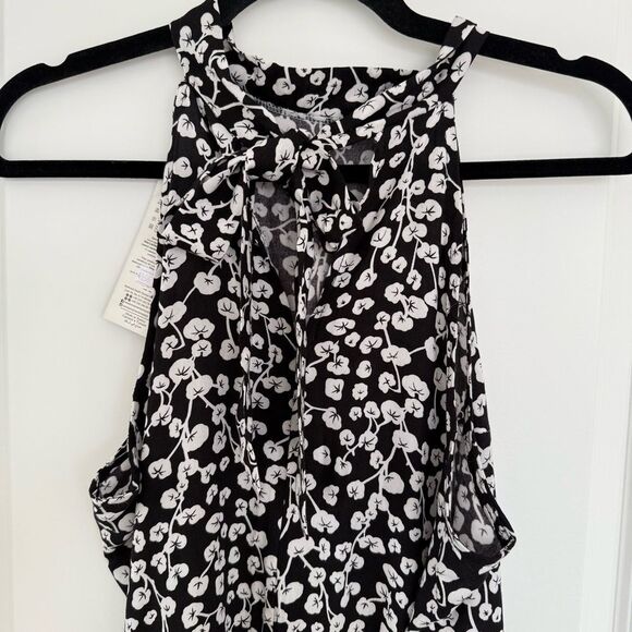 NEW LAVINA | Black and White Floral Dress - Picture 4 of 13